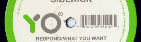 Sidekick - Respond / What You Want [Yo:002]