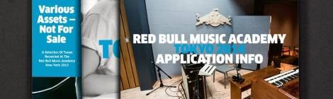 Aplică la Red Bull Music Academy 2014