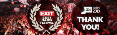 Exit Festival, a cincea oară „Best Major European Festival”