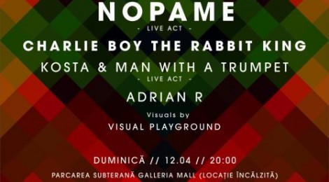 NOPAME // Kosta & Man with a Trumpet @ parcarea Galleria Mall, Piatra Neamț